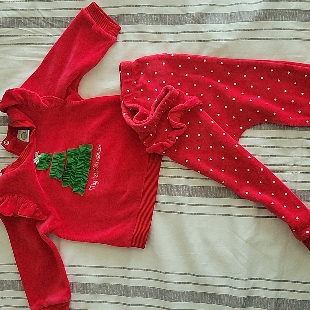 My 1st Christmas 2 piece set